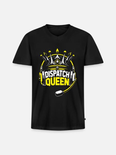 Notruf Leitstelle Einsatzzentrale - Männer Premium Bio T-Shirt mit V-Ausschnitt - Schwarz