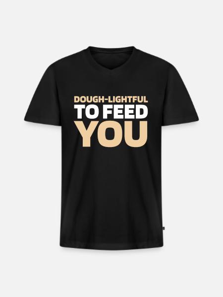 Sourdough bread - Men's Premium Organic T-shirt with V-neck - black