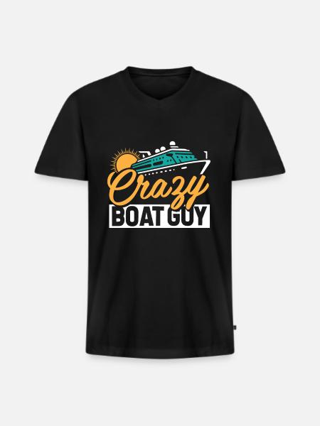 Kreuzfahrt - Männer Premium Bio T-Shirt mit V-Ausschnitt - Schwarz