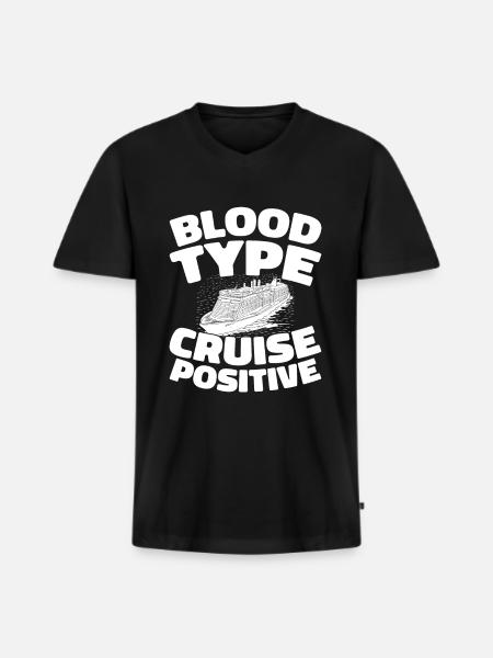 Cruise - Men's Premium Organic T-shirt with V-neck - black