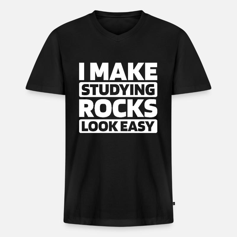 Gewächshausmanager - Männer Premium Bio T-Shirt mit V-Ausschnitt - Schwarz