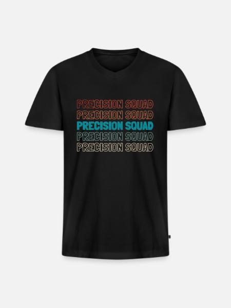 Civil Engineer Kader - Men's Premium Organic T-shirt with V-neck - black