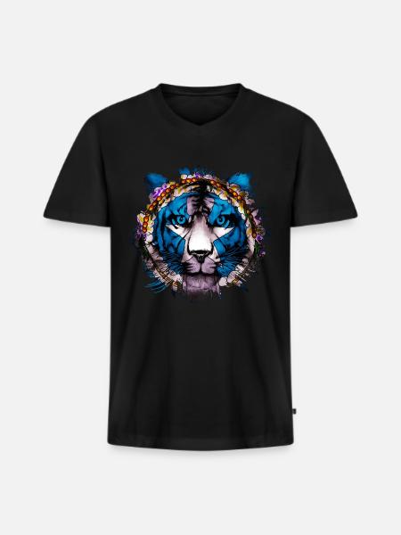 Northern Mariana Islands - Men's Premium Organic T-shirt with V-neck - black
