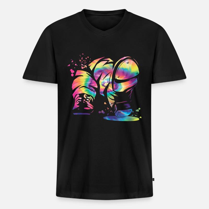 Stepptänzer Stepptanzen Kinder Stepptanz - Männer Premium Bio T-Shirt mit V-Ausschnitt - Schwarz