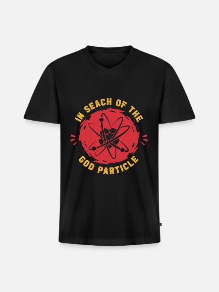 Physicien physicien - T-shirt encolure en V Premium bio Homme - noir