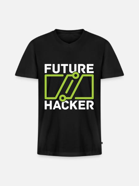Programmierer Coder Software Entwickler - Männer Premium Bio T-Shirt mit V-Ausschnitt - Schwarz