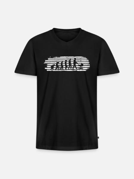 CHEMISE DE PAD - T-shirt encolure en V Premium bio Homme - noir