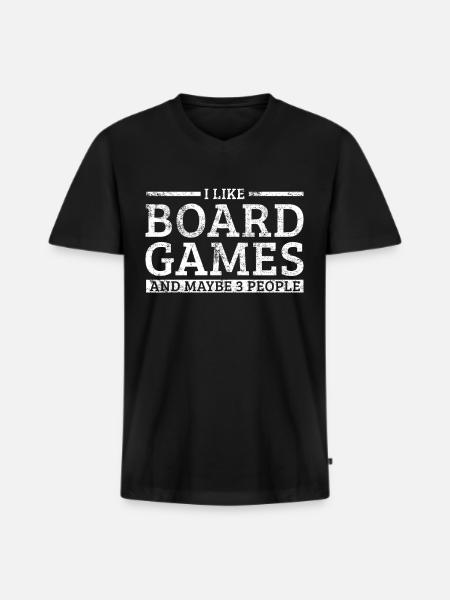 Board game board game - Men's Premium Organic T-shirt with V-neck - black