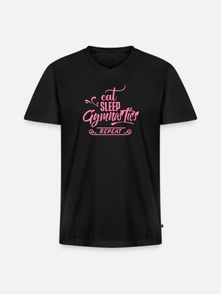 Turner Gymnast Gymnastics Gymnastics Gymnast - Men's Premium Organic T-shirt with V-neck - black