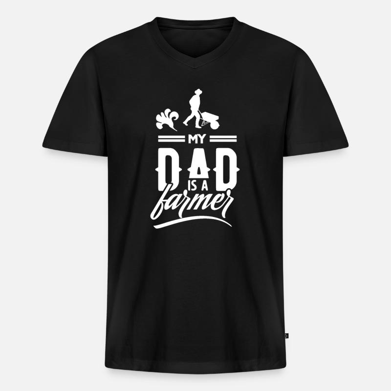 Bauer Bauer Bauer Bauer - T-shirt encolure en V Premium bio Homme - noir