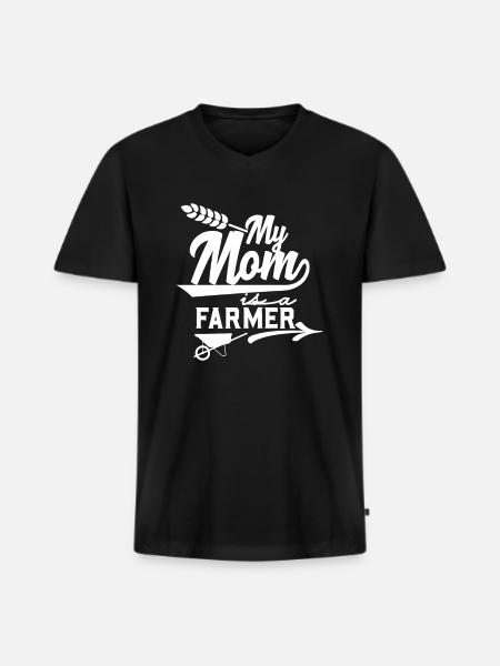 Bauer Bauer Bauer Bauer - T-shirt encolure en V Premium bio Homme - noir