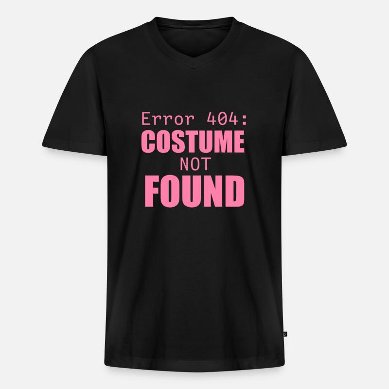 Kostüm nicht gefunden - Männer Premium Bio T-Shirt mit V-Ausschnitt - Schwarz