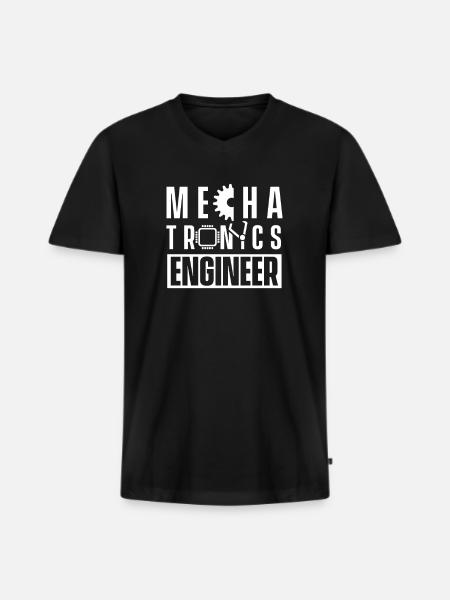 Team Mechatronics Mechanics Mechatronics Engineer - Men's Premium Organic T-shirt with V-neck - black