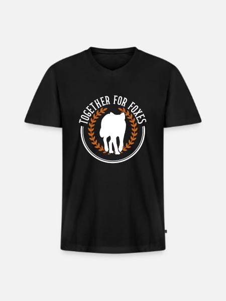 Anti-fox hunting accessories - Men's Premium Organic T-shirt with V-neck - black