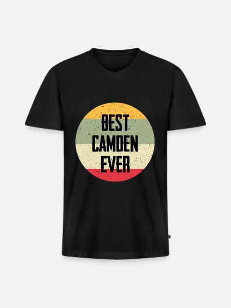 Best Camden Ever - Men's Premium Organic T-shirt with V-neck - black