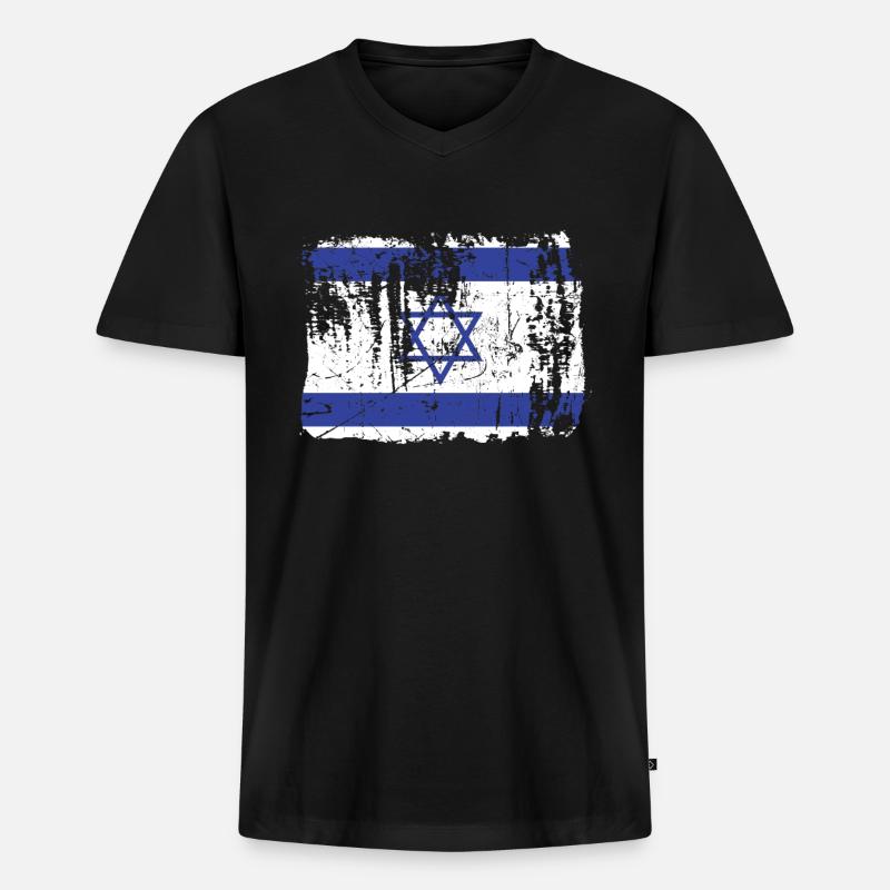 Zypern - Männer Premium Bio T-Shirt mit V-Ausschnitt - Schwarz
