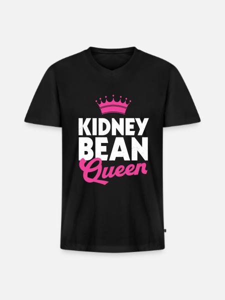 Kidney Beans - Men's Premium Organic T-shirt with V-neck - black