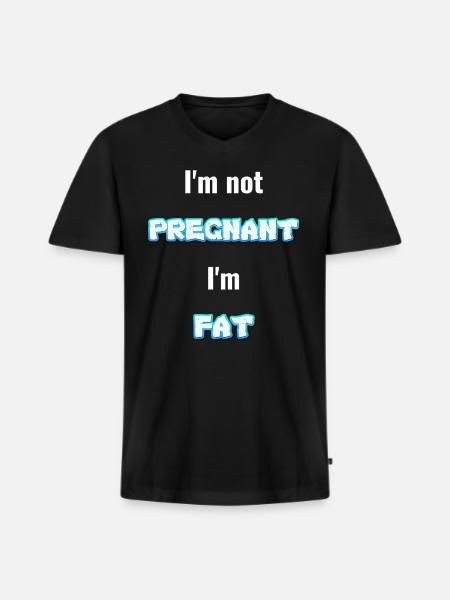 Funny Funny Funny Funny Funny Funny Funny - Men's Premium Organic T-shirt with V-neck - black
