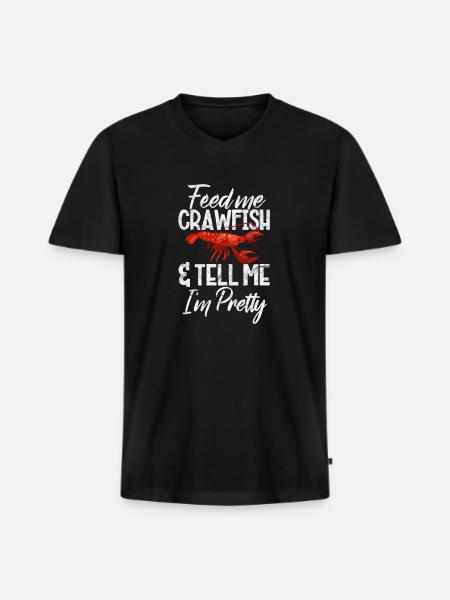 Crawfish Crawfish Seafood Crab Gift - Men's Premium Organic T-shirt with V-neck - black