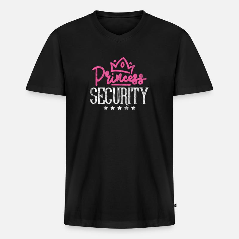 Bruder - Männer Premium Bio T-Shirt mit V-Ausschnitt - Schwarz