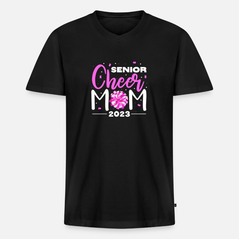 Cheerleader - Männer Premium Bio T-Shirt mit V-Ausschnitt - Schwarz