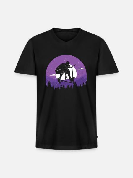 Scooter Scooter Scooter Gift - Men's Premium Organic T-shirt with V-neck - black