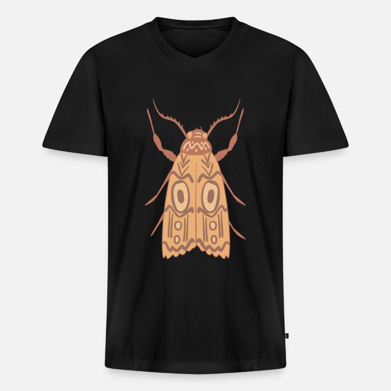 Aborigines - Männer Premium Bio T-Shirt mit V-Ausschnitt - Schwarz