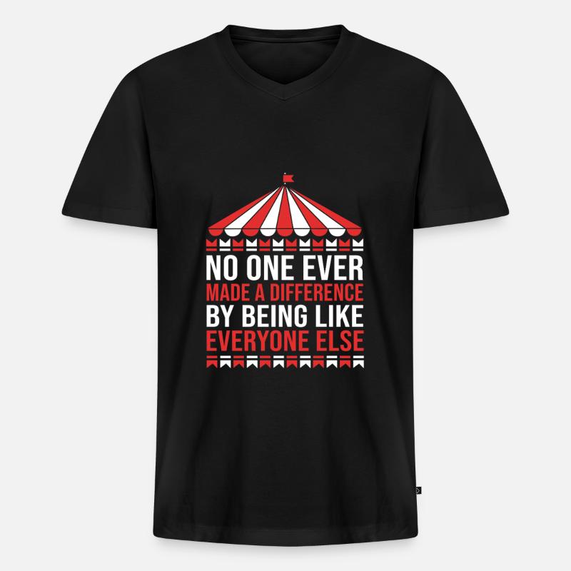 Workaholic - Männer Premium Bio T-Shirt mit V-Ausschnitt - Schwarz