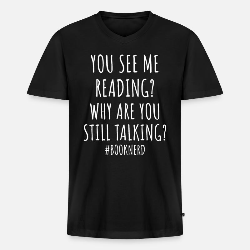 Sonderling Schule Aussenseiter Geschenk - Männer Premium Bio T-Shirt mit V-Ausschnitt - Schwarz