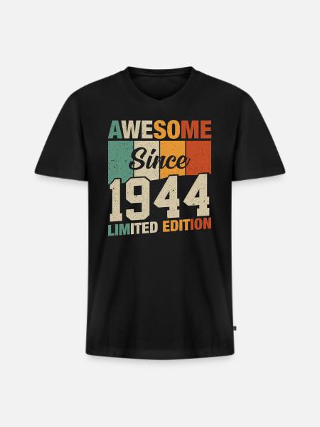 Légendes de 1944 - T-shirt encolure en V Premium bio Homme - noir