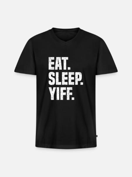 Furry Fursuit - Men's Premium Organic T-shirt with V-neck - black