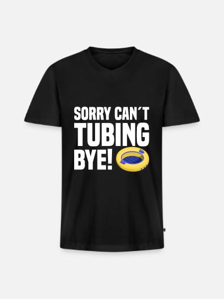 River Tubing - Männer Premium Bio T-Shirt mit V-Ausschnitt - Schwarz