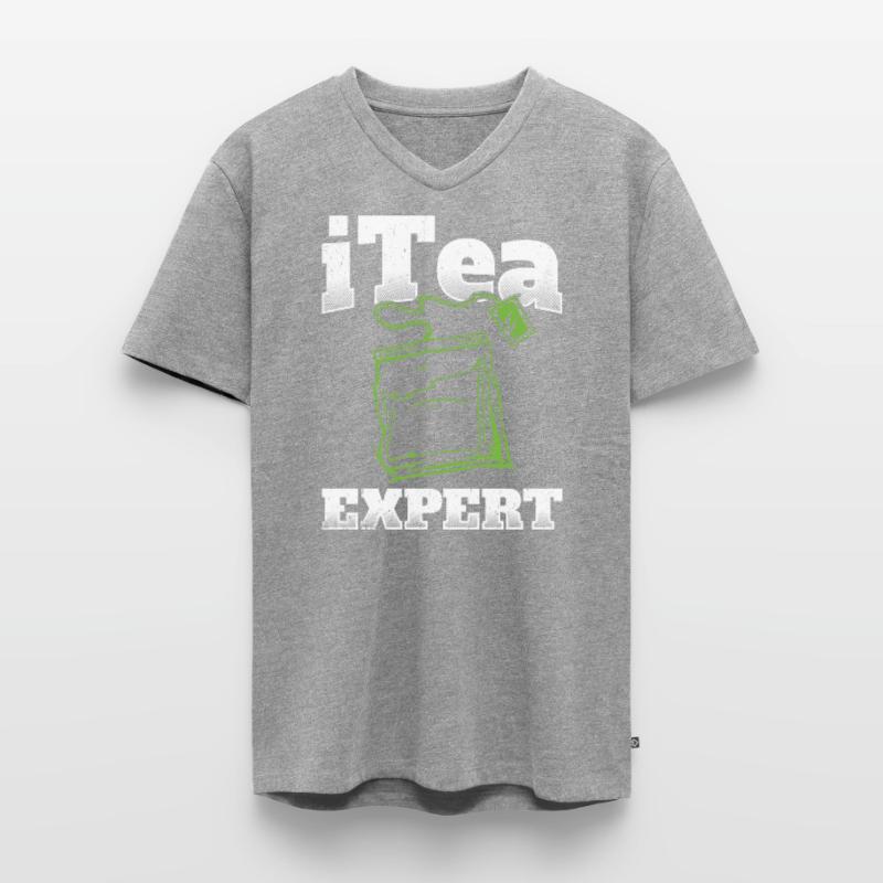 Informatiker Spruch It Experte Computer Nerd Admin Männer Premium Bio T-Shirt mit V-Ausschnitt