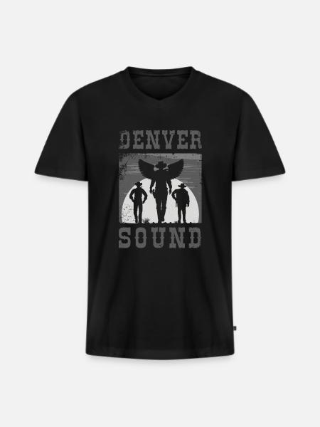 Dark Country, Dark Country Clubbers, Country life, - Men's Premium Organic T-shirt with V-neck - black