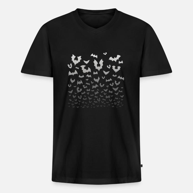 Gothic - Männer Premium Bio T-Shirt mit V-Ausschnitt - Schwarz