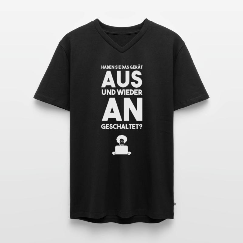 Programmierer Programmieren lustiger Spruch Html Männer Premium Bio T-Shirt mit V-Ausschnitt