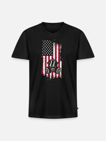 American Exterminator Animal Control Pest Control - Men's Premium Organic T-shirt with V-neck - black
