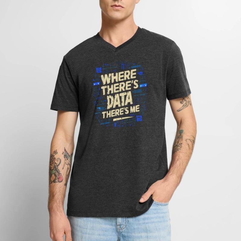 Programmeur logiciel de programmation backend T-shirt encolure en V Premium bio Homme