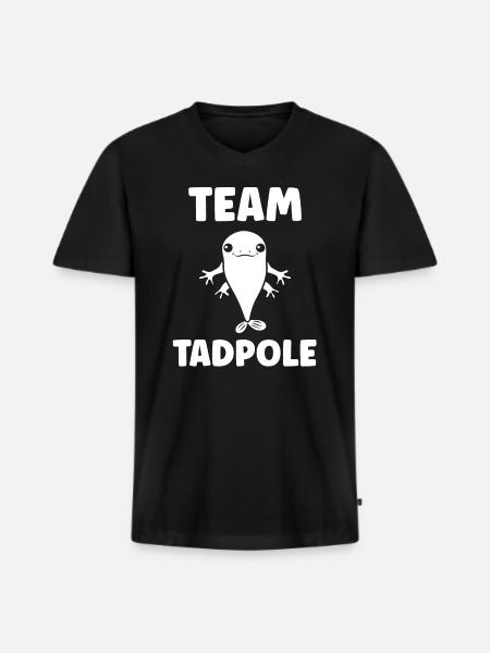 Têtard - T-shirt encolure en V Premium bio Homme - noir
