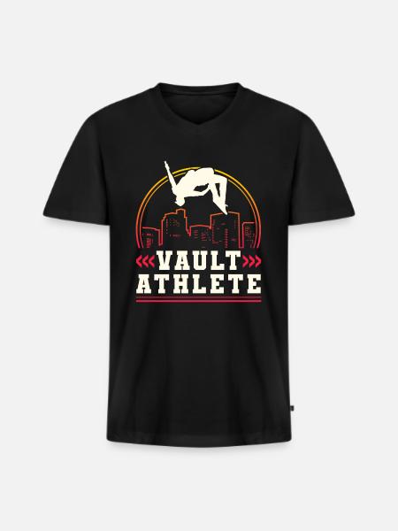 Parkour Freerunning Traceur - Männer Premium Bio T-Shirt mit V-Ausschnitt - Schwarz