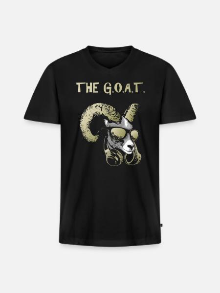 El animal de música genial y divertido de la - T-shirt encolure en V Premium bio Homme - noir