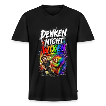 Männer Premium Bio T-Shirt mit V-Ausschnitt