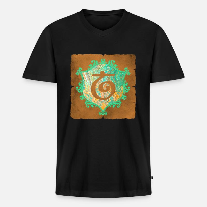 e 36 t - Männer Premium Bio T-Shirt mit V-Ausschnitt - Schwarz
