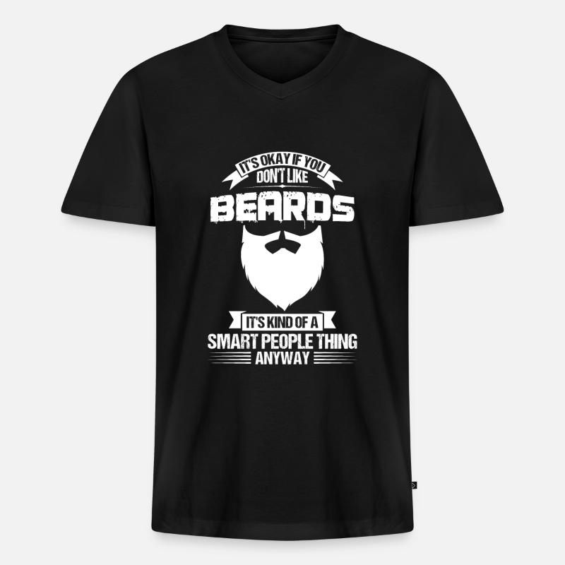 Bart-Bartmann Gift - Men's Premium Organic T-shirt with V-neck - black