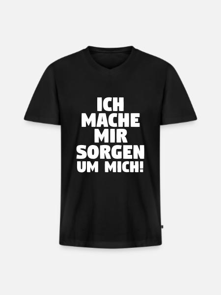 Sarkasmus Spruch Sarkastisch Geschenk - Männer Premium Bio T-Shirt mit V-Ausschnitt - Schwarz
