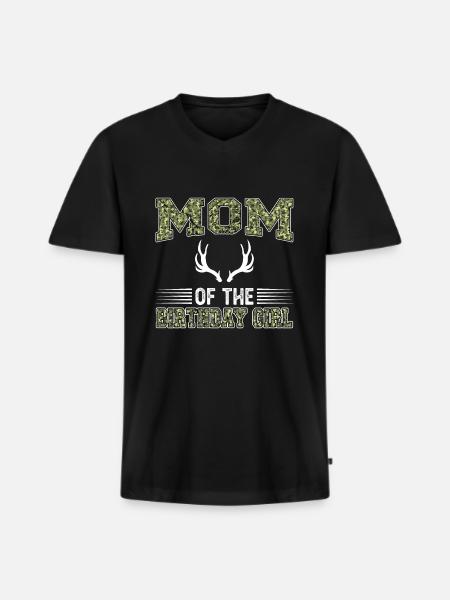 Jäger Jagd Jagd Geschenk - Männer Premium Bio T-Shirt mit V-Ausschnitt - Schwarz