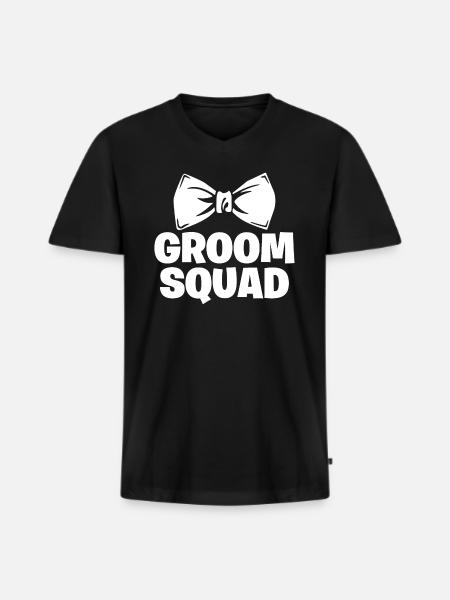 heiraten Ehe - Männer Premium Bio T-Shirt mit V-Ausschnitt - Schwarz
