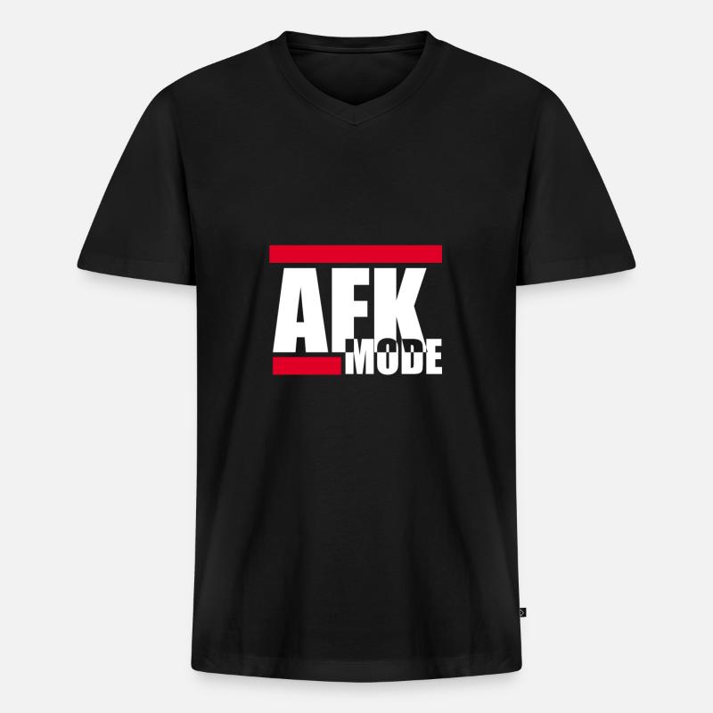 Computer - Männer Premium Bio T-Shirt mit V-Ausschnitt - Schwarz