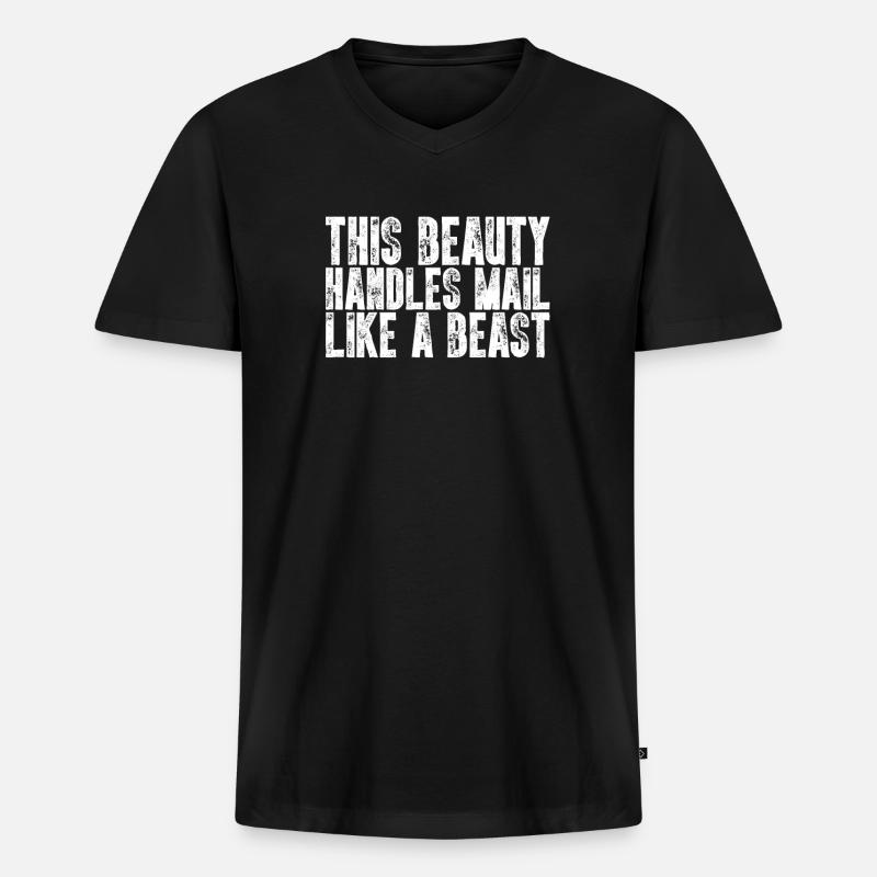 front 67871608382146343 - Männer Premium Bio T-Shirt mit V-Ausschnitt - Schwarz