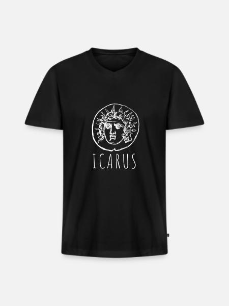 Greek Mythology Gods Ancient Greece - Men's Premium Organic T-shirt with V-neck - black